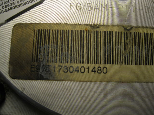 OPEL 90478208 Подушка безопасности (AIRBAG) водительская в наличии Одесса