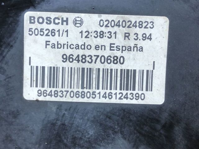 PEUGEOT 9648370680 Усилитель тормозов в наличии Харьков