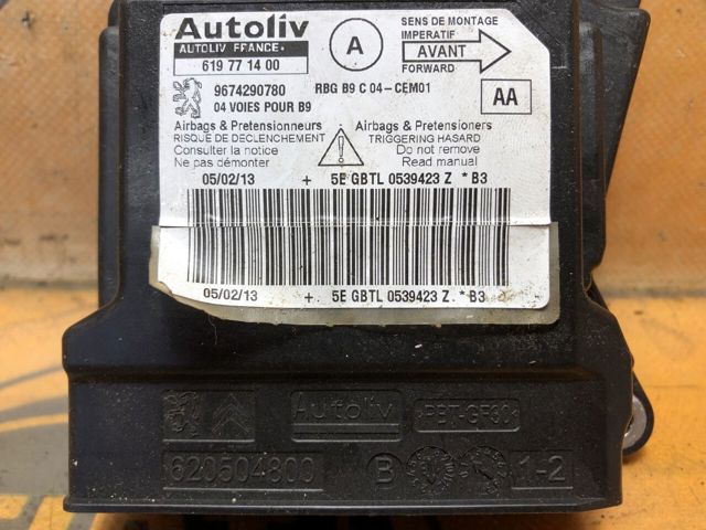 PEUGEOT 9674290780 Модуль-процессор управления подушкой безопасности (ЭБУ AIRBAG) в наличии Черновцы
