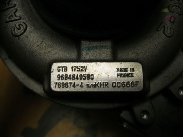9684849580 PEUGEOT Турбина купить в Хмельницкий