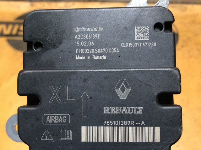 985101389R Модуль-процессор управления подушкой безопасности (ЭБУ AIRBAG) купить Ужгород