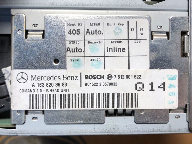 A1638203689 MERCEDES Магнитола купить в Харьков