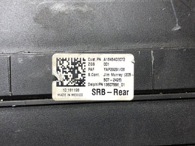 MERCEDES A1645403072 Блок предохранителей задний салонный в наличии Полтава