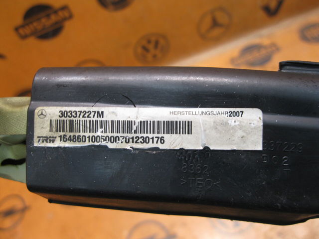A1648601005 MERCEDES Подушка безопасности (AIRBAG) шторка боковая правая купить в Черновцы