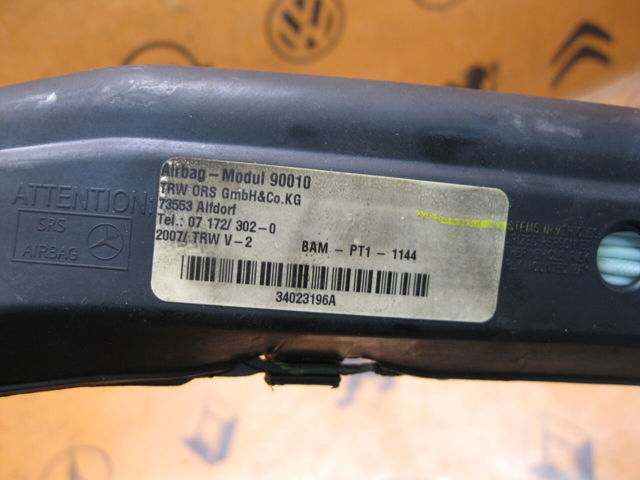 MERCEDES A1648601005 Подушка безопасности (AIRBAG) шторка боковая правая в наличии Запорожье