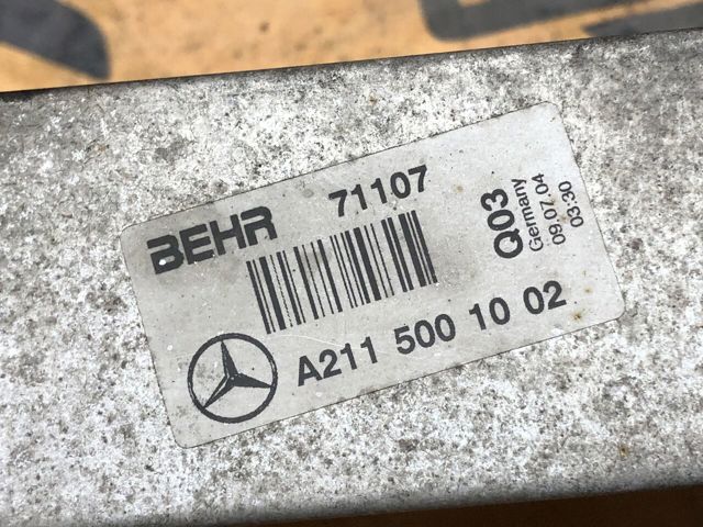 A2115001002 MERCEDES Радиатор интеркуллера купить в Украина