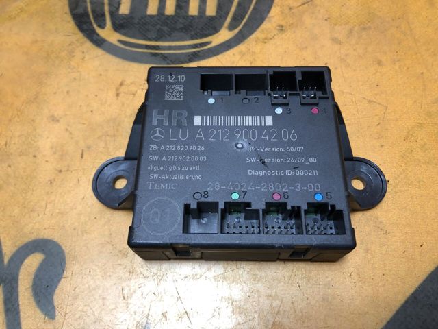 Блок комфорта задней двери A2129004206 MERCEDES