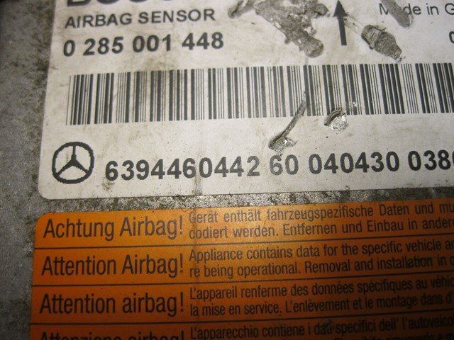 A6394460442 Модуль-процессор управления подушкой безопасности (ЭБУ AIRBAG) купить Черновцы