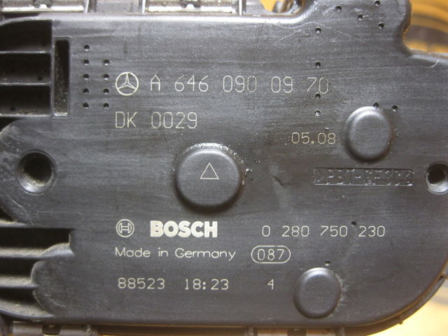 MERCEDES 6460900970 Дроссельная заслонка в наличии Полтава