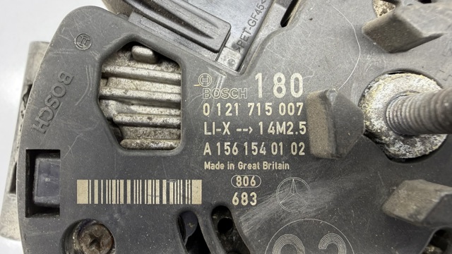 MERCEDES A1561540102 Генератор в наличии Винница