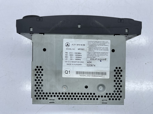 A2118705089 MERCEDES Магнитола купить в Житомир