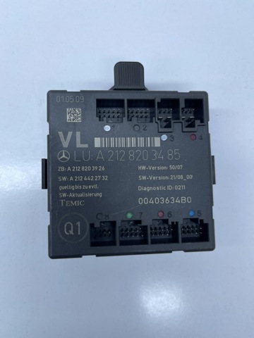 Блок комфорта передней двери A2128203485 MERCEDES