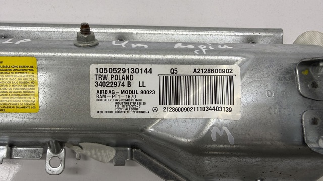 A2128600902 MERCEDES Подушка безопасности (AIRBAG) водительская, защиты коленей купить в Запорожье