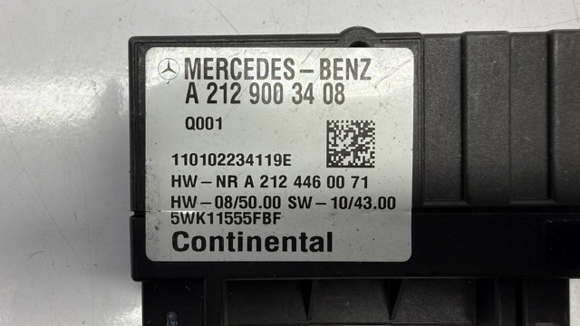 MERCEDES A2129003408 Модуль управления (ЭБУ) топливным насосом в наличии Павлоград