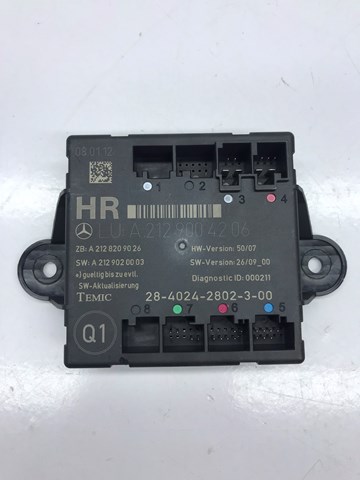 Блок комфорта задней двери A2129004206 MERCEDES