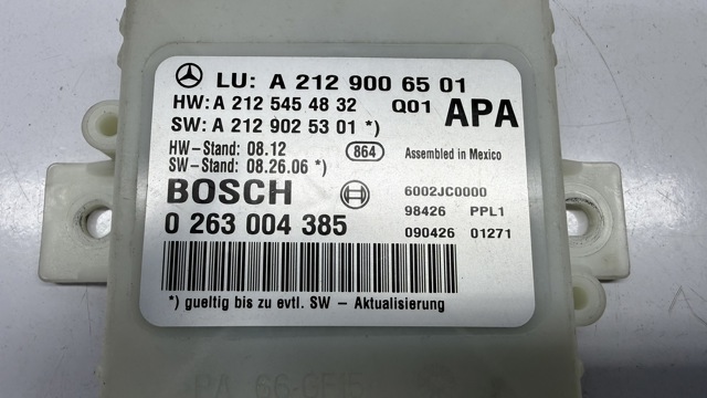 A2129006501 MERCEDES Модуль управления (ЭБУ) парктроником купить в Запорожье