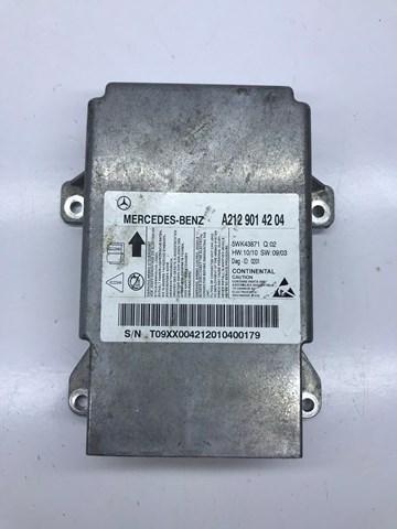 Модуль-процессор управления подушки безопасности A2129014204 MERCEDES