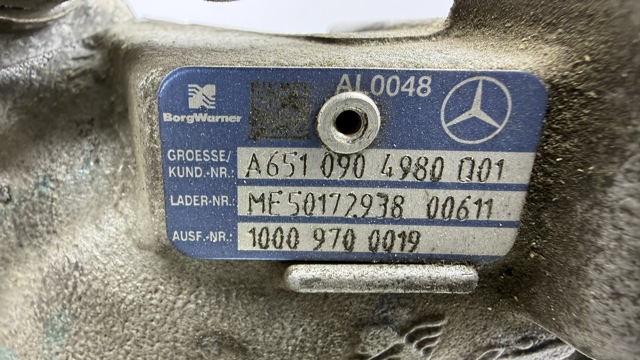 A6510904080 MERCEDES Турбина купить в Запорожье