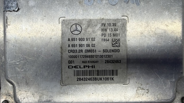 MERCEDES A6519009102 в наличии Житомир