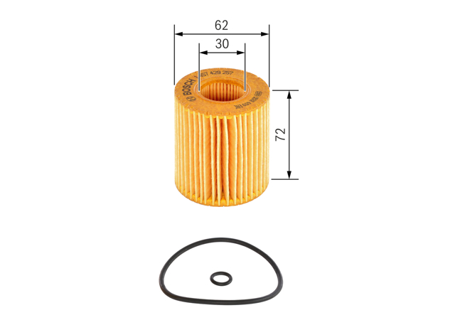BOSCH 1457429257 Фильтр масляный в наличии Хмельницкий