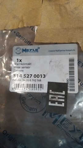 MEYLE 3145270013 Датчик износа тормозных колодок передний в наличии Черкассы
