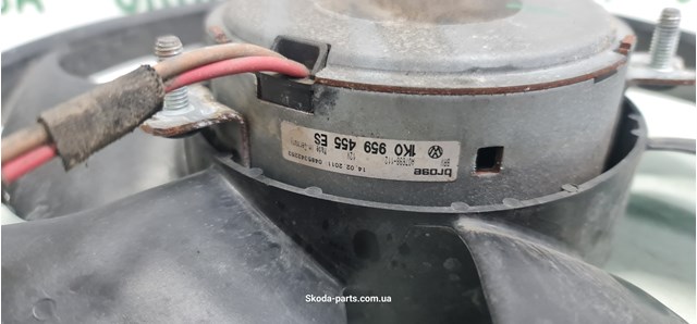 1K0959455ES VAG Электровентилятор охлаждения в сборе (мотор+крыльчатка) правый купить в Ужгород