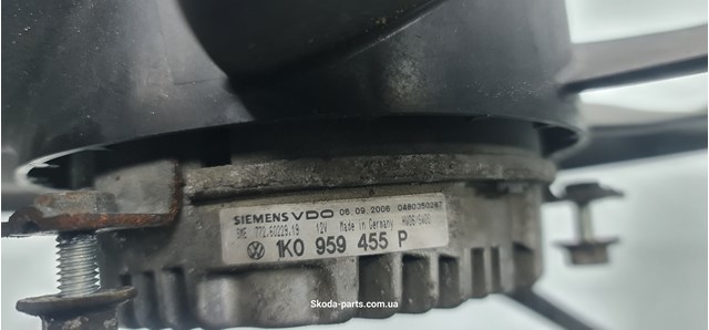 VAG 1K0959455P Электровентилятор охлаждения в сборе (мотор+крыльчатка) левый в наличии Одесса