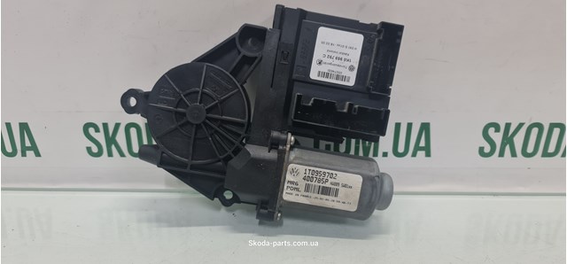 Мотор стеклоподъемника двери передней, правой 1T0959702 VAG