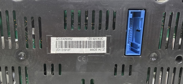 1Z0920803D Приборная доска (щиток приборов) купить Запорожье