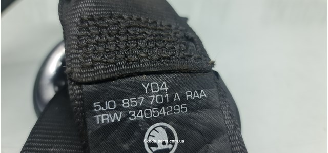 5J0857701A Ремень безопасности передний левый купить Николаев