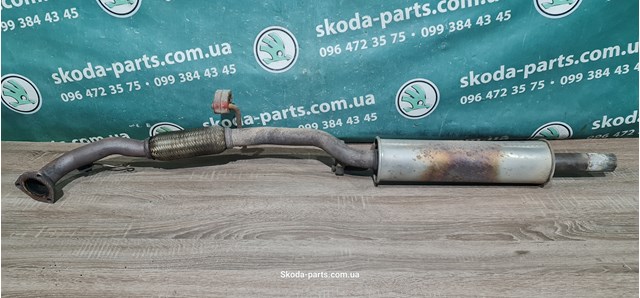 6R0253091 VAG труба приемная (штаны глушителя передняя)