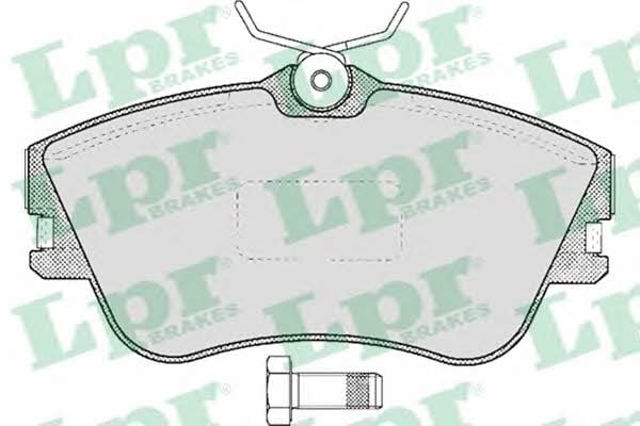 LPR 05P605 Колодки тормозные передние дисковые в наличии Украина