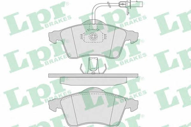 05P787 LPR Передние тормозные колодки купить в Полтава