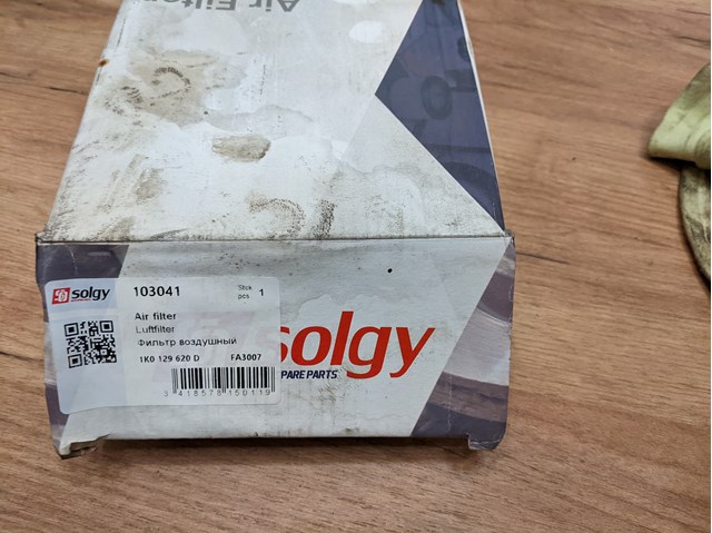 Воздушный фильтр 103041 SOLGY