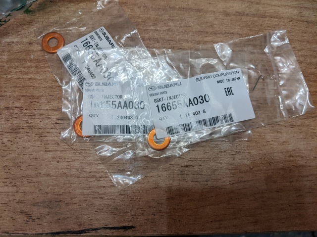 Кольцо инжектора 16655AA030 SUBARU