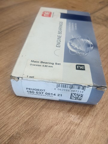 NPR 180037001421 Вкладыши коленвала коренные, комплект, 2-й ремонт (+0,50) в наличии Каменское