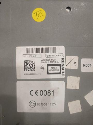 281157081R RENAULT Магнитола (радио AM/FM) купить в Ровно