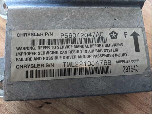 56042047AC Модуль-процессор управления подушкой безопасности (ЭБУ AIRBAG) купить Кривой Рог