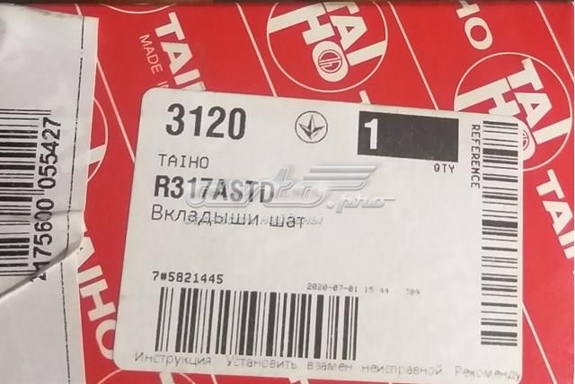 TAIHO R317ASTD Вкладыши коленвала шатунные, комплект, стандарт (STD) в наличии Харьков