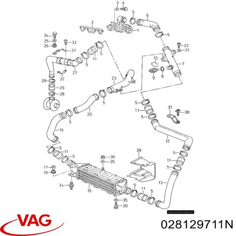 028129711N VAG Коллектор впускной купить в Хмельницкий