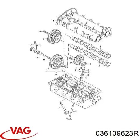 VAG 036109623R Пружина клапана в наличии Полтава
