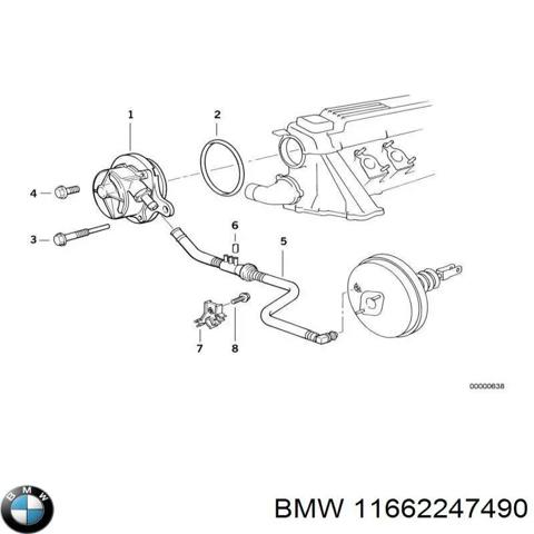 11662247490 BMW Насос вакуумный купить в Каменское