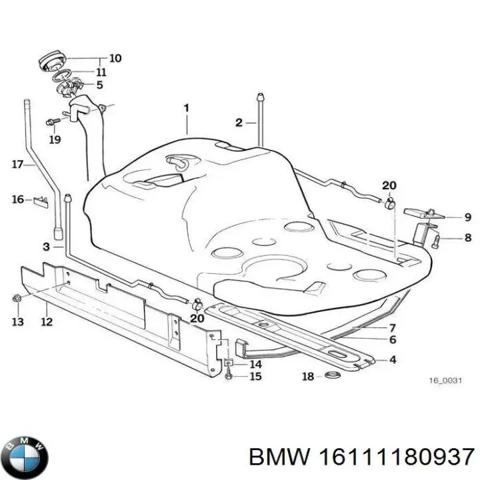 16111180937 BMW Бак топливный купить в Киев
