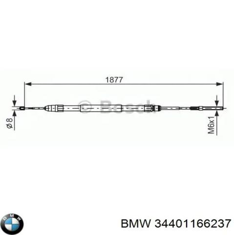 34401166237 BMW Задний правый трос ручника купить в Тернополь