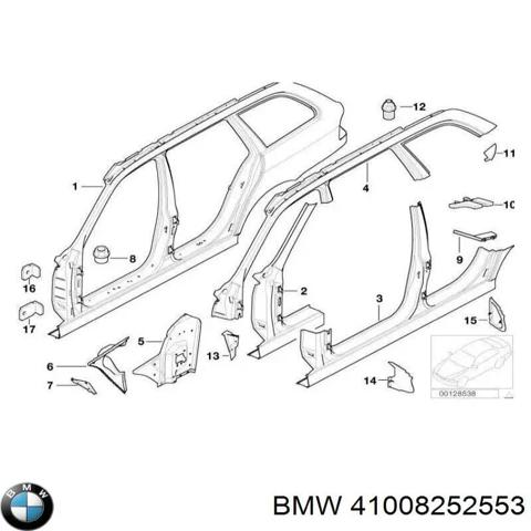BMW 41008252553 Стойка кузова передняя левая в наличии Павлоград