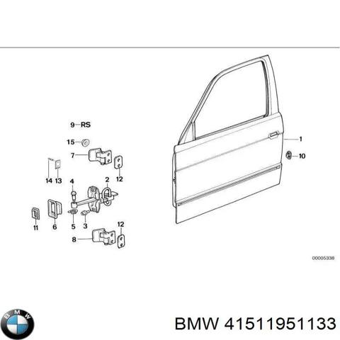 BMW 41511951133 Петля двери передней левой в наличии Днепр
