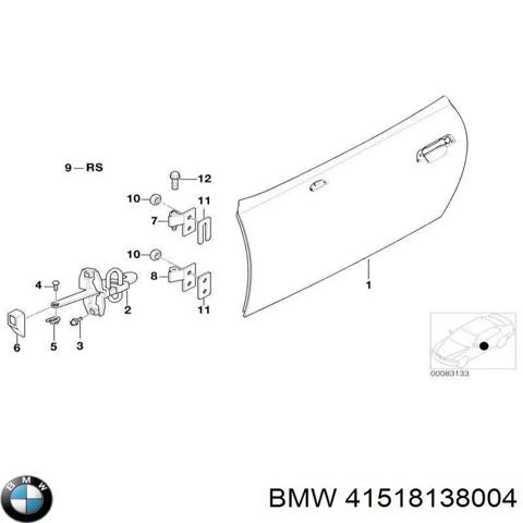 41518138004 BMW Дверь передняя правая купить в Ровно