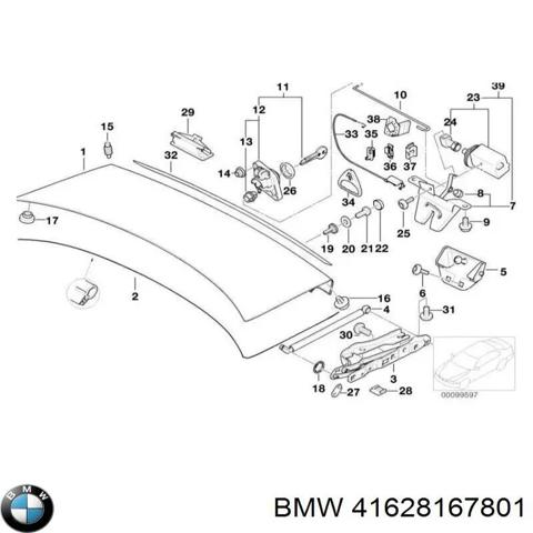 Крышка багажника 41628167801 BMW