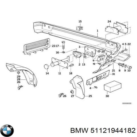 51121944182 BMW Усилитель заднего бампера купить в Львов