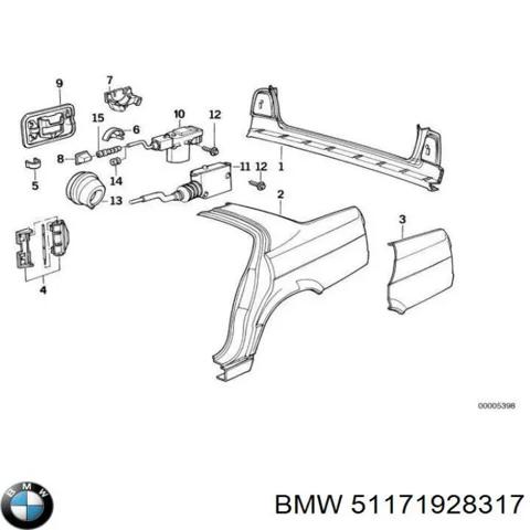 51171928317 BMW Лючок бензобака (топливного бака) купить в Ужгород